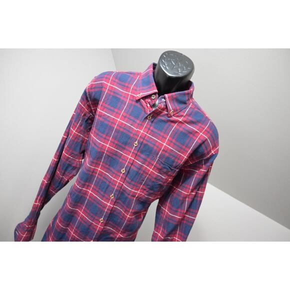 Southern Proper Flannel Shirt Plaid Long Sleeve Traditional Fit Mens Size Large - Picture 4 of 8